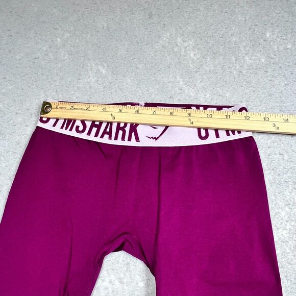 Gymshark Dry Compression Leggings Womens Size X-Small Maroon Athletic - Picture 6 of 9
